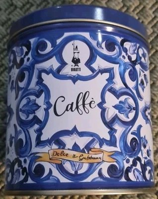 Dolce & Gabbana x Bialetti EMPTY Decorative Storage Coffee Tin