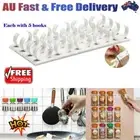 1/4X Clip Kitchen Spice Gripper Strip Jar Rack Storage Holder Wall Cabinet Door