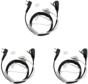 Radio Earpiece Acoustic Tube Headset for Kenwood HYT BAOFENG UV5R 888S Retevis