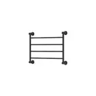 Fienza Lillian Heated Towel Rail 600 x 450mm Matte Black 8106045MB SEND AN OFFER