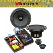 CDT AUDIO ES-62E 6.5" ESSENCE COMPONENT SPEAKERS CROSSOVERS SILK TWEETERS NEW