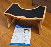 STURDY WOODEN SQUATTING TOILET STOOL UP TO 350LB similar to Squatty Potty brand