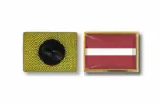 pins pin's flag national badge metal lapel backpack hat button vest latvia
