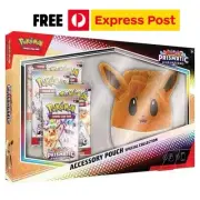 Pokemon TCG Prismatic Evolutions Eevee Accessory Pouch Collection FREE POST