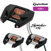 TaylorMade Spider GT Black, Silver Small Slant Putter 33, 34 inch w/ Head Cover