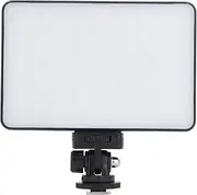 LED Video Light, 192pcs LED, 16W, Palm Size, 3D Heat Grid, Rotatable Stand, for DSLR Camera with NP F Series Batteries