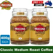 Moccona Classic Medium Roast Freeze Dried Instant Coffee 400g/each