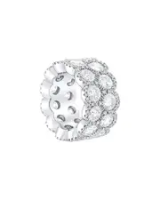 Diana M. Fine Jewelry White Gold 13.26 ct. tw. Diamond Eternity Ring