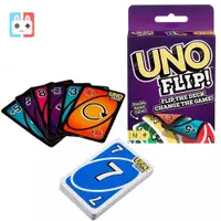 在飛比找蝦皮購物優惠-MATTEL Uno 翻轉紙牌遊戲美泰