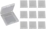 JSKWIKE Pack of 10 Cases for Gameboy Clear Protective Case Game Cartridge Case Dust Protective Game Cartridge Protective Case Playing Card Case Card Boxes for Gameboy Colour GB GBC GBP