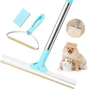 Carpet Rake for Pet Hair Removal (3PCS) 53.5“ Adjustable Long Handle Carpet Rake Remover for Cat Dog Hair Remover Carpet Brush Scraper Lint Remover Scraper for Carpets, Rugs, Mats, Couch