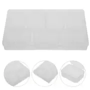 2 Pcs Storage Box Travel Flat Case Bead Game Containers