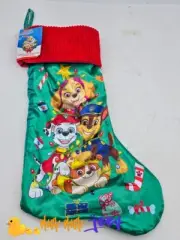 NEW w/Tags Paw Patrol Chase Marshal Skye Rubble Christmas Stocking FREE Shipping
