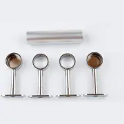 Sturdy Zinc Alloy Center Bracket 25mm For Wardrobe Rail Rod Socket Supporter