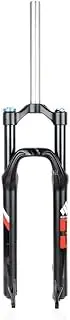 Mountain Bike Suspension Fork 26" 27.5inch, 1-1/8" Alloy Air Front Fork MTB Shock Absorber for 160-180mm Disc
