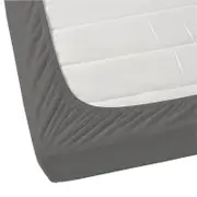 Jenny Mclean La Via Fitted Sheet 100% Cotton Single 400TC. - Midnight