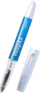 Online magiXX Erasable Rollerball Pen Blue with Ink Cartridge I Rollerball Pen with 0.7 mm Line Width I Includes 1 x Cartridge Blue I Erasable Pen for School, University and Office I Thermosensitive