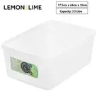 24 x 3.5L Plastic Storage Container Stackable Food Kitchen Pantry Organiser Box
