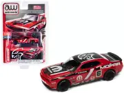 1/64 AutoWorld 2019 Dodge Challenger SRT Hellcat #6 MOPAR Model Black Red CP7943