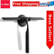 Rust-Resistant Shower Squeegee with Adhesive Hook – Effortless Bathroom Cleaning