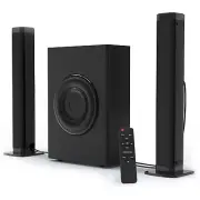 2.1 CH Soundbar w/ Subwoofer – Separable TV Speaker, Bluetooth, HDMI-ARC, AUX,
