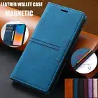 For iPhone 16e 16 15 14 13 12 11 Pro Max XS Plus Leather Wallet Case Flip Cover
