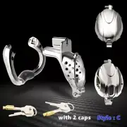 Metal Male Double Open Cage Chastity Cage Ring Wear Male Chastity Belt Device