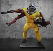 Deadpool vs Juggernaut Resin Sculpture Statue Model Kit Unpainted/Unassembled