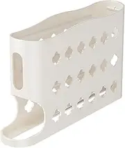 Fridge Egg Dispenser, Rolling Egg Holder for Refrigerator | Egg Holder on Side of Refrigerator - 4 Layer Egg Holder for Refrigerator, Automatic Roll-Off Egg Storage Container for Refrigerator