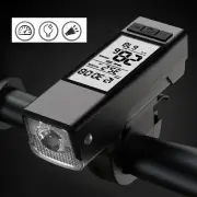 3 in 1 450Lm Brightness Wireless Bike Headlight 2000mAh Battery Type-C 3 Light Modes Smart Speedometer with 120db Horn f
