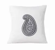 Cushion Cover - Navy Block Print