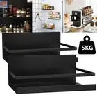2 Pack Magnetic Metal Rack Spice Rack Seasoning Organizers Refrigerator Shelf