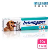 在飛比找ETMall東森購物網優惠-Intelligent 因特力淨寵物酵素牙膏80g * 2入