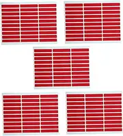 Healvian 5 Sets Nail Display Tape Line Art Nail Art Wear Nails Strips Double Sided Tape for Manicure