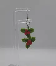 CHRISTMAS EARRINGS MISTLETOE #168 HAPPY HOLIDAYS EVERYONE!