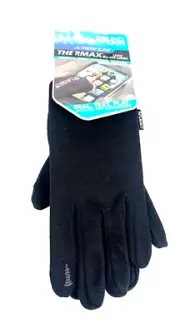 Seirus Soundtouch Deluxe Thermax Glove Liner NWT Size L/XL Black Unisex