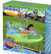H20GO! Triple Lane Slime Blast Slide 18ft 5.49m 3 Lanes Water Slide