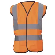 Yoko Hi-Vis Childrens Unisex Waistcoat / Jacket (Hi Vis Orange) - BC1264