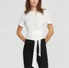Modern Citizen Tie Front Jude Cropped Top Size NEW Extra Large