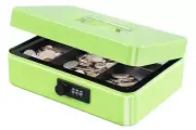 KYODOLED Large Cash Box with Combination Lock,Safe Metal Box for Money, Stora...