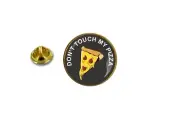 pins pin's badge metal lapel hat button don't touch my pizza