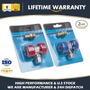New Hose Adapter High Low Connect Quick HVAC AC Manifold Gauge (for: Honda)