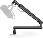 Aumerage BM88 Microphone Boom Arm - Adjustable Low Profile Mic Stand with Desk Clamp, Screw Adapter & Cable Management for Podcast/Streaming/Gaming Studio