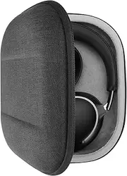 Geekria Shield Headphones Case Compatible with Bose QC Ultra/45 II/35 II Gaming Headset, Replacement Hard Shell Travel Carrying Bag with Cable Storage (Dark Grey)