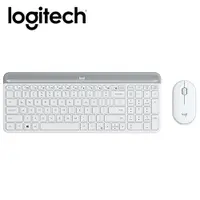 在飛比找e-Payless百利市購物中心優惠-【Logitech 羅技】MK470 超薄無線鍵鼠組/珍珠白