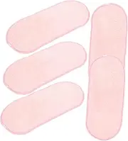 WOONEKY Cleansing Pads 5 Pack Reusable Face Towels Makeup Remover Wipes Soft and Comfortable Face Wipes for Women