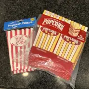 Popcorn Boxes/ Containers Empty Cardboard 18 Pieces