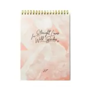 REAL PASSIONATES 'Straight Lines For Wild Brides' A5 Notepad