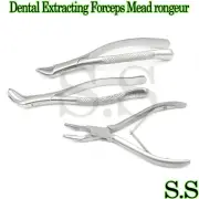 10 PC Dental Extracting Forceps SET 150 23 Mead rongeur
