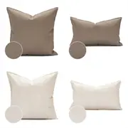 Faux Leather Decorative Cushion Cover Pillow Cover Pillow Case for Throw Sofa Couch Bed Chair Living Room Bedroom